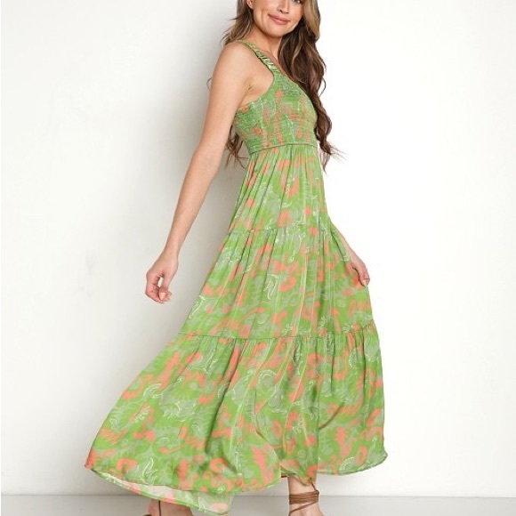 Cleobella Julia Maxi Dress Abstract Print - Picture 3 of 7